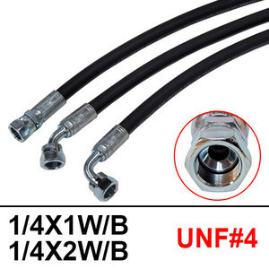 유압호스제작 1/4인치(1W/2W) UNF#4 (22301) 