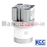 PTFE 솔밸브(공기압식) 3-WAY(화학약품) HCTV0201-3 6A-8A (41409)