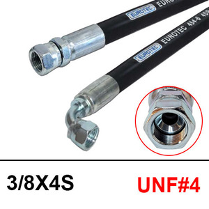 고압호스제작 3/8인치X4S(440bar) UNF#4 (22317) 