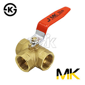 MK.황동볼밸브삼방KS (L형) (42105) 