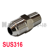 SUS316 스텐유압닛블(UNF#4번) (22916) 