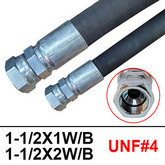 유압호스제작 1-1/2인치(1W/2W) UNF#4  (22308) 
