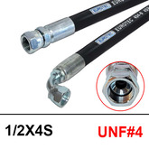 고압호스제작 1/2인치X4S(420bar) UNF#4 (22318) 