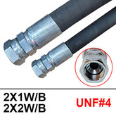 유압호스제작 2인치(1W/2W) UNF#4  (22309) 