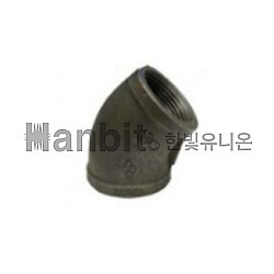 흑 나사45도엘보 (51521) 