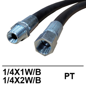 유압호스제작 1/4인치(1W/2W) PT나사 (22341) 