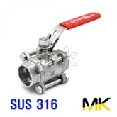 MK.SUS316용접형 볼밸브 3PC (42222) 