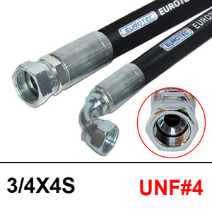 고압호스제작 3/4인치X4S(420bar) UNF#4 (22319) 
