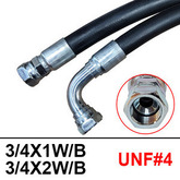 유압호스제작 3/4인치(1W/2W) UNF#4 (22305) 